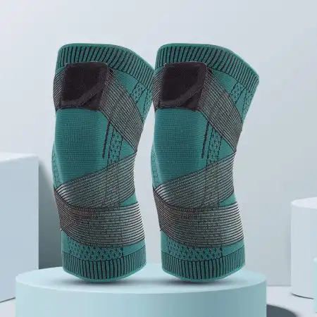 Sea Green (২ পায়ের) Knee Compression Sleeve ২ পিস