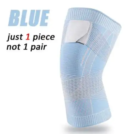 Blue (১ পায়ের) Knee Compression Sleeve ১ পিস