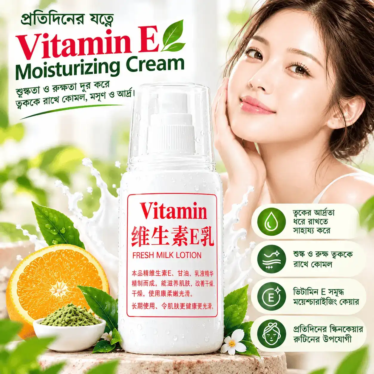 Vitamin E Moisturizing Cream