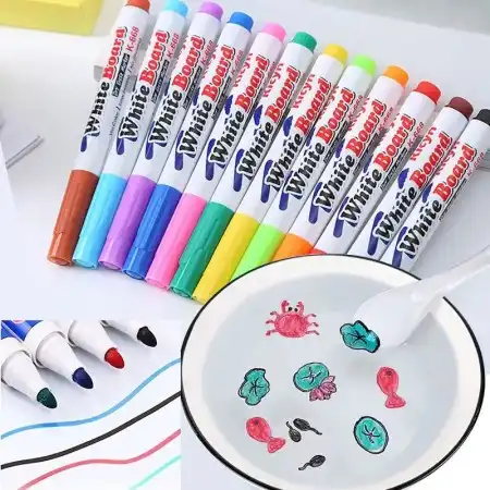 Floating Magic Pen 12 Pcs Set (Spoon Free)